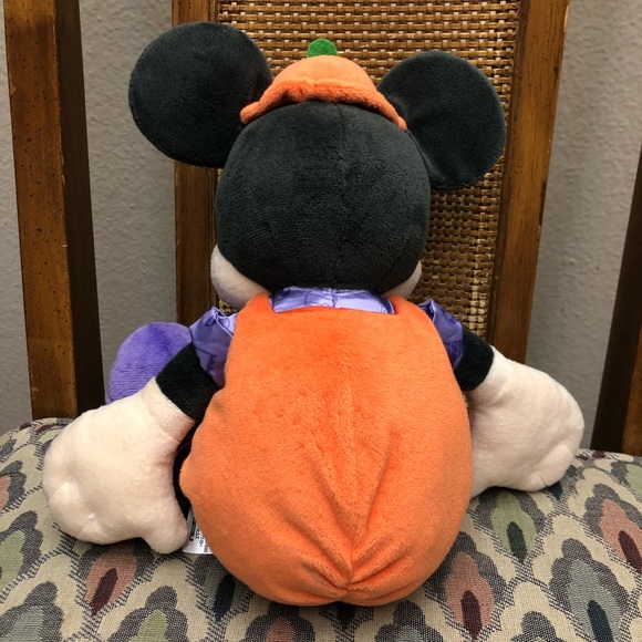 Mickey Halloween Plush Disney Pumpkin - Picture 5 of 7